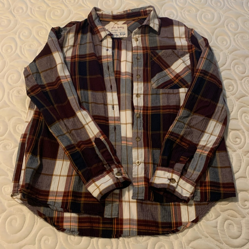 Girl Krazy boyfriend Flannel